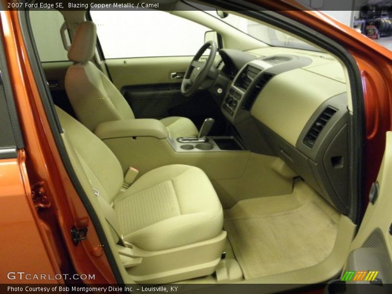 Blazing Copper Metallic / Camel 2007 Ford Edge SE