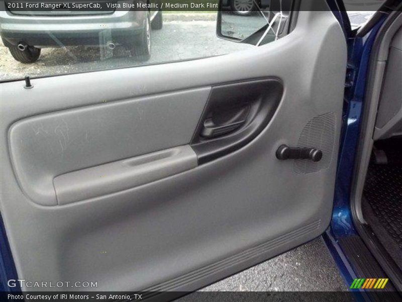 Vista Blue Metallic / Medium Dark Flint 2011 Ford Ranger XL SuperCab
