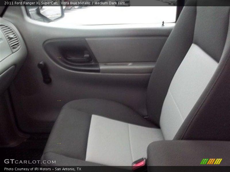 Vista Blue Metallic / Medium Dark Flint 2011 Ford Ranger XL SuperCab
