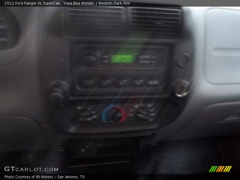 Vista Blue Metallic / Medium Dark Flint 2011 Ford Ranger XL SuperCab