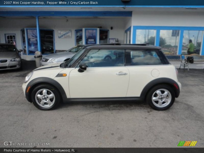 Pepper White / Grey/Carbon Black 2007 Mini Cooper Hardtop