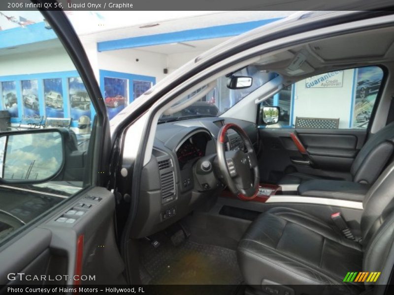 Liquid Onyx / Graphite 2006 Infiniti QX 56