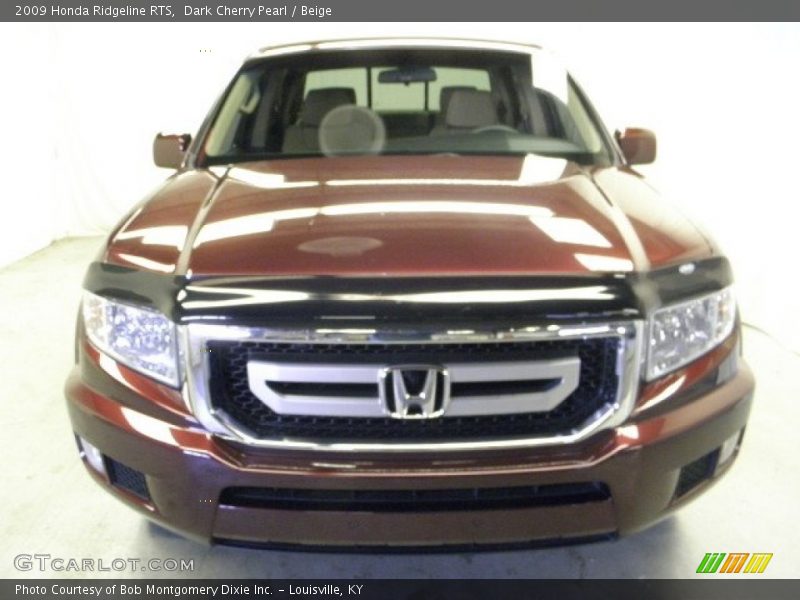 Dark Cherry Pearl / Beige 2009 Honda Ridgeline RTS