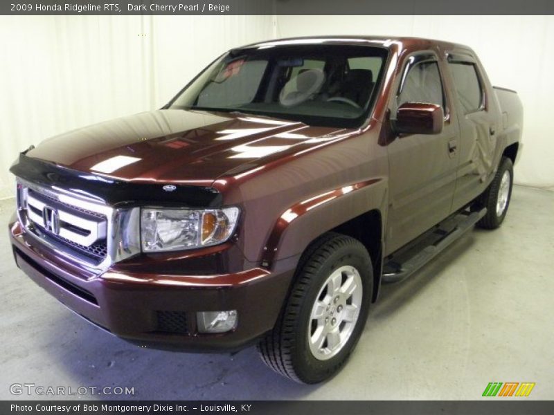 Dark Cherry Pearl / Beige 2009 Honda Ridgeline RTS