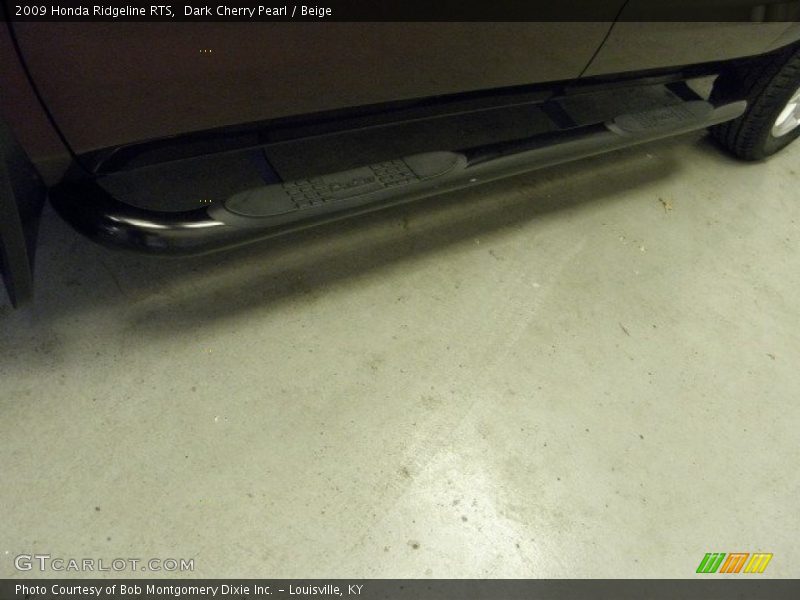 Dark Cherry Pearl / Beige 2009 Honda Ridgeline RTS