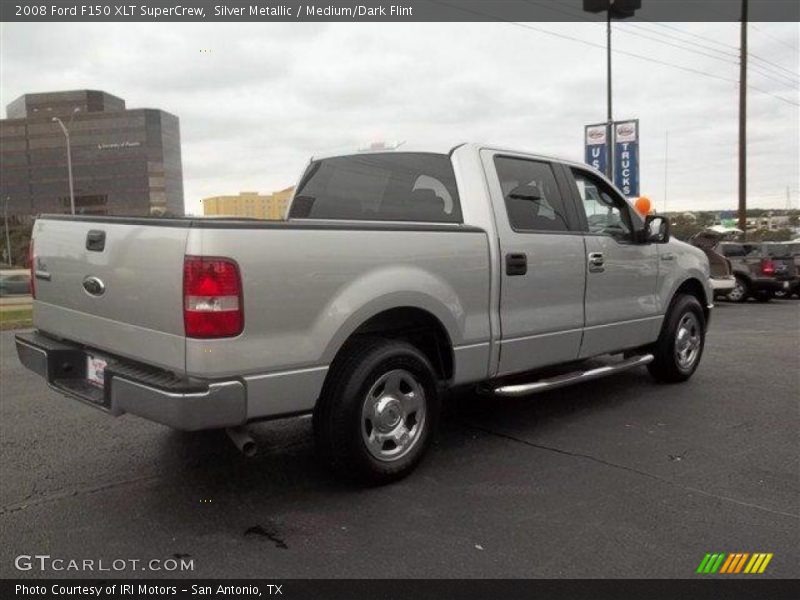 Silver Metallic / Medium/Dark Flint 2008 Ford F150 XLT SuperCrew