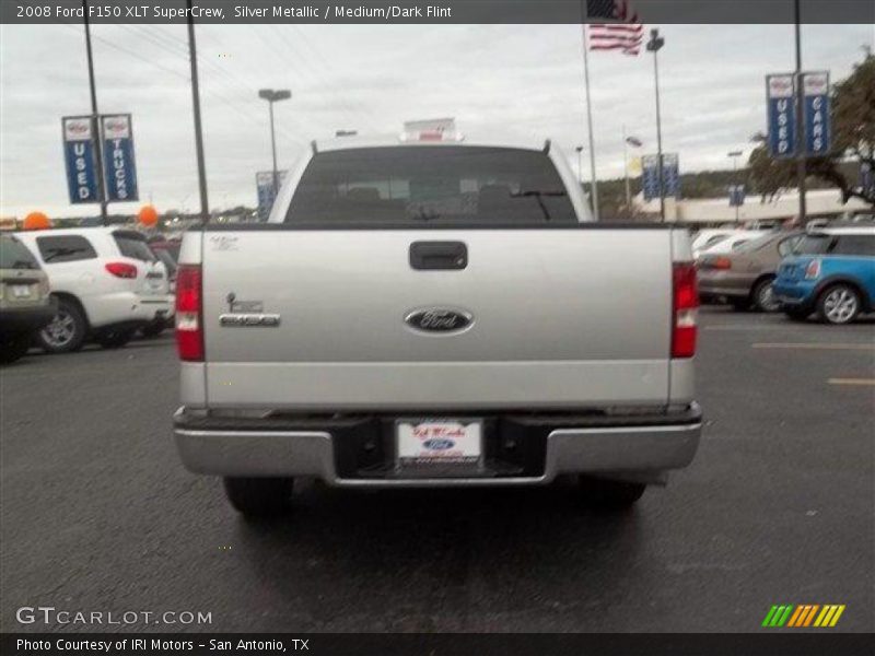 Silver Metallic / Medium/Dark Flint 2008 Ford F150 XLT SuperCrew