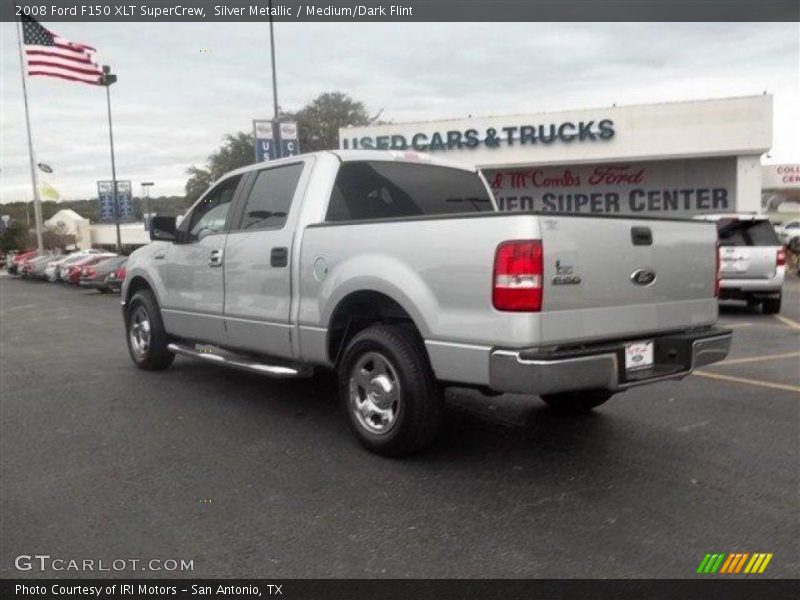Silver Metallic / Medium/Dark Flint 2008 Ford F150 XLT SuperCrew