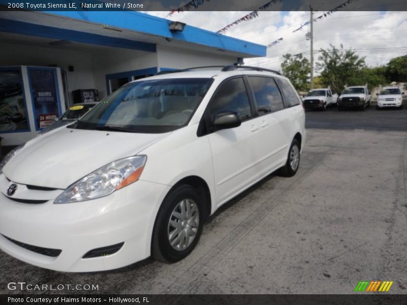 Natural White / Stone 2008 Toyota Sienna LE