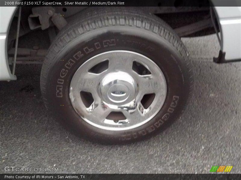 Silver Metallic / Medium/Dark Flint 2008 Ford F150 XLT SuperCrew
