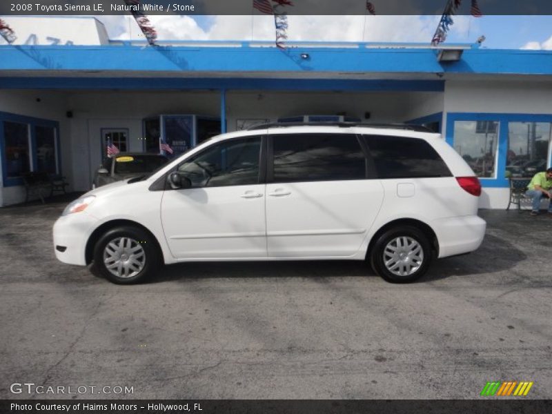 Natural White / Stone 2008 Toyota Sienna LE
