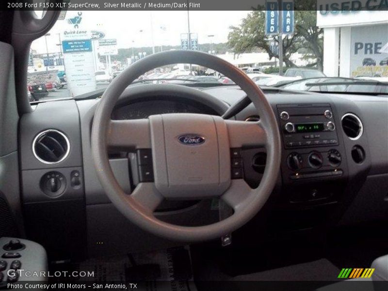 Silver Metallic / Medium/Dark Flint 2008 Ford F150 XLT SuperCrew
