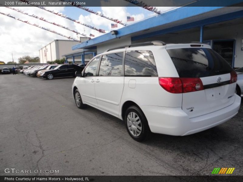 Natural White / Stone 2008 Toyota Sienna LE