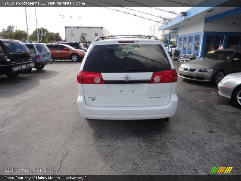 Natural White / Stone 2008 Toyota Sienna LE