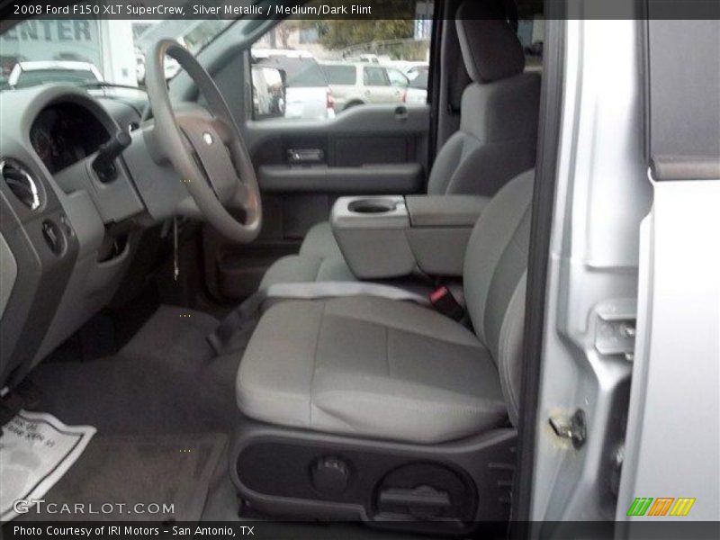 Silver Metallic / Medium/Dark Flint 2008 Ford F150 XLT SuperCrew