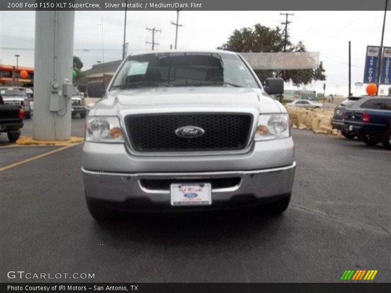 Silver Metallic / Medium/Dark Flint 2008 Ford F150 XLT SuperCrew