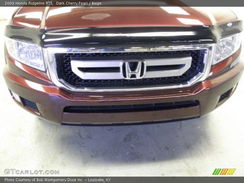 Dark Cherry Pearl / Beige 2009 Honda Ridgeline RTS
