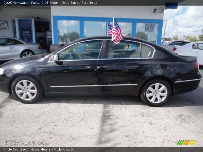 Deep Black / Pure Beige 2006 Volkswagen Passat 2.0T Sedan