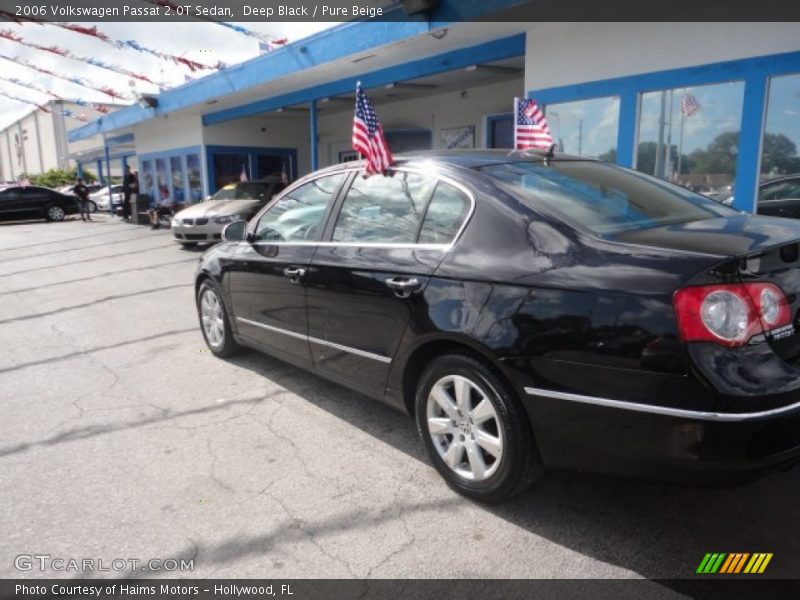 Deep Black / Pure Beige 2006 Volkswagen Passat 2.0T Sedan