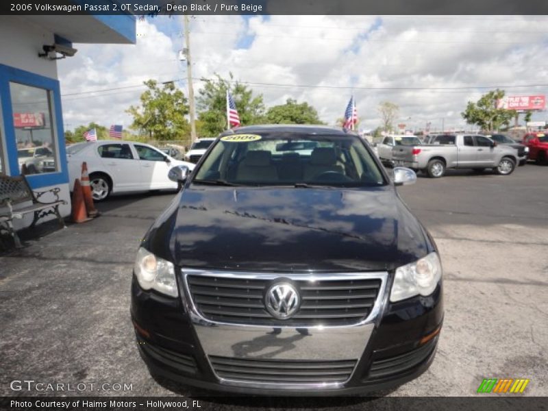 Deep Black / Pure Beige 2006 Volkswagen Passat 2.0T Sedan