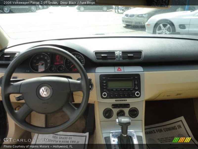 Deep Black / Pure Beige 2006 Volkswagen Passat 2.0T Sedan