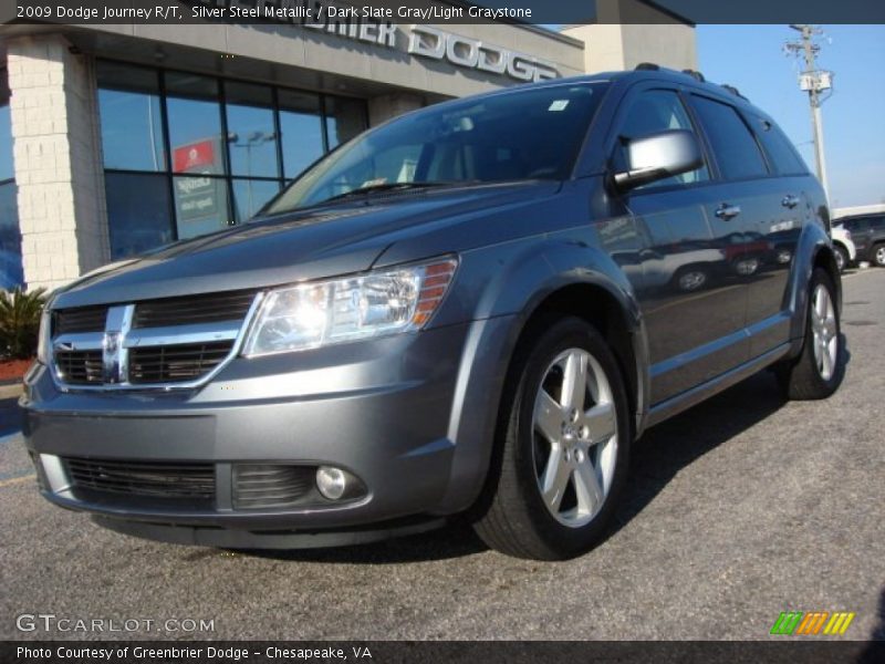 Silver Steel Metallic / Dark Slate Gray/Light Graystone 2009 Dodge Journey R/T