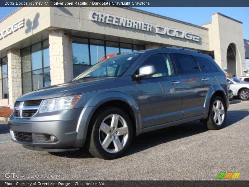 Silver Steel Metallic / Dark Slate Gray/Light Graystone 2009 Dodge Journey R/T