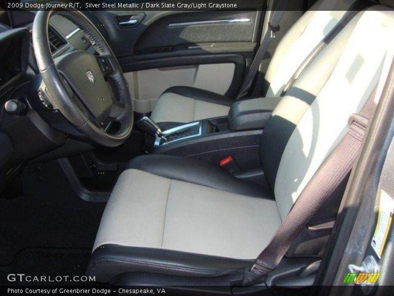 Silver Steel Metallic / Dark Slate Gray/Light Graystone 2009 Dodge Journey R/T