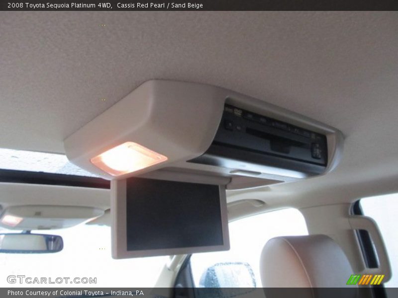 Cassis Red Pearl / Sand Beige 2008 Toyota Sequoia Platinum 4WD
