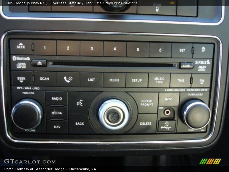Silver Steel Metallic / Dark Slate Gray/Light Graystone 2009 Dodge Journey R/T