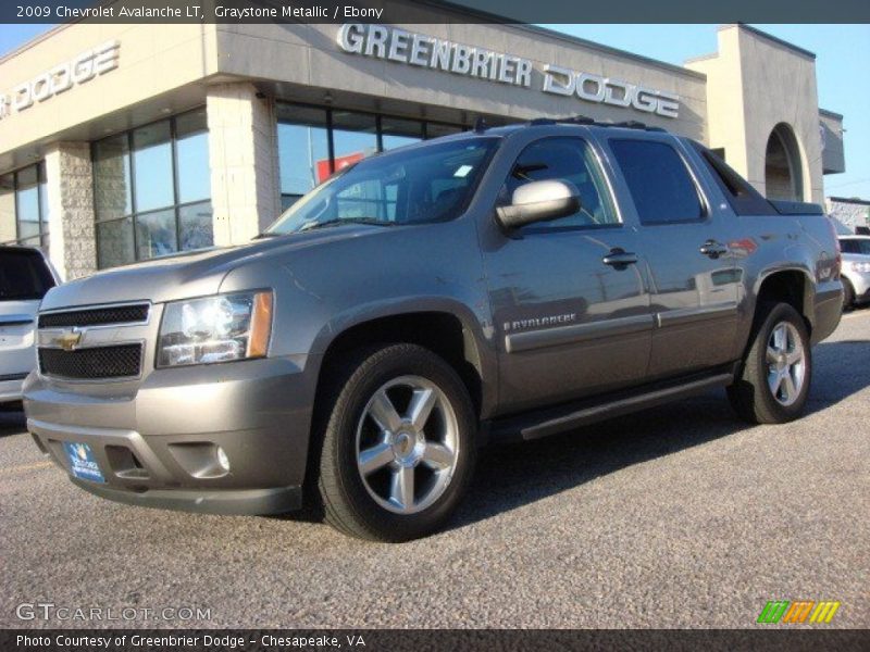 Graystone Metallic / Ebony 2009 Chevrolet Avalanche LT