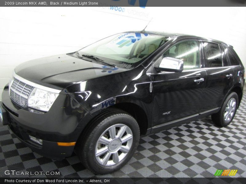 Black / Medium Light Stone 2009 Lincoln MKX AWD