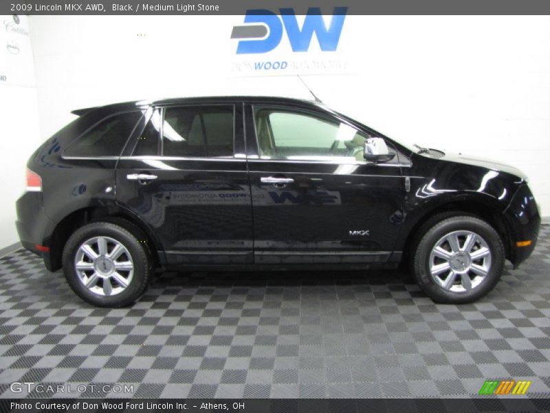 Black / Medium Light Stone 2009 Lincoln MKX AWD