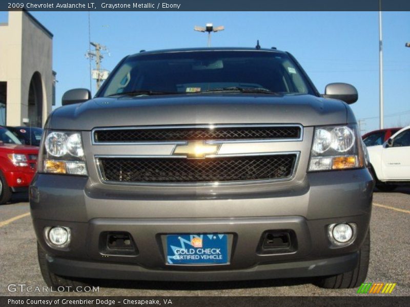 Graystone Metallic / Ebony 2009 Chevrolet Avalanche LT