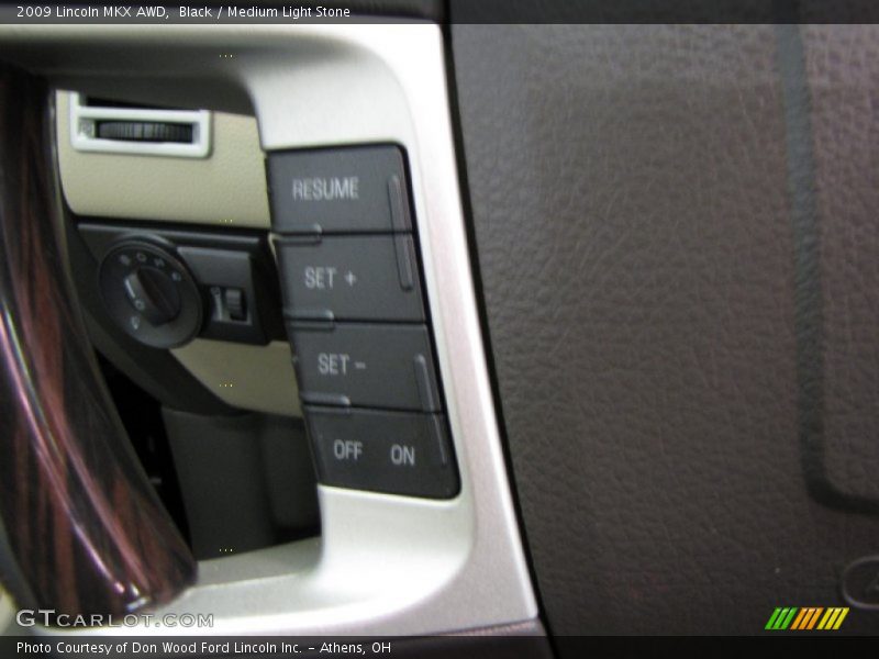 Black / Medium Light Stone 2009 Lincoln MKX AWD