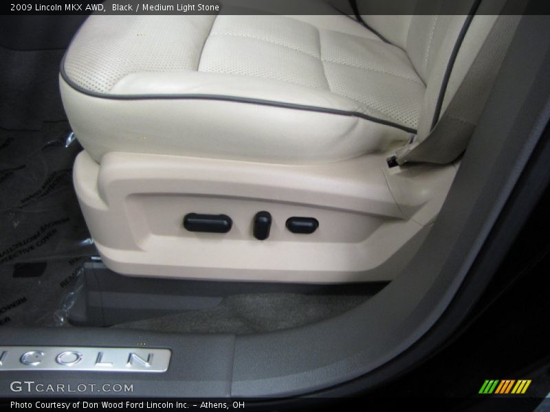 Black / Medium Light Stone 2009 Lincoln MKX AWD