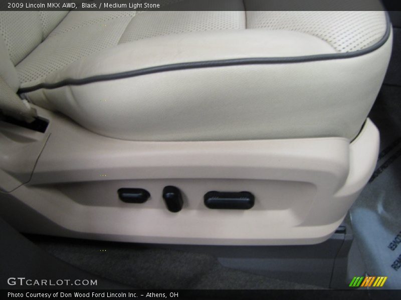 Black / Medium Light Stone 2009 Lincoln MKX AWD