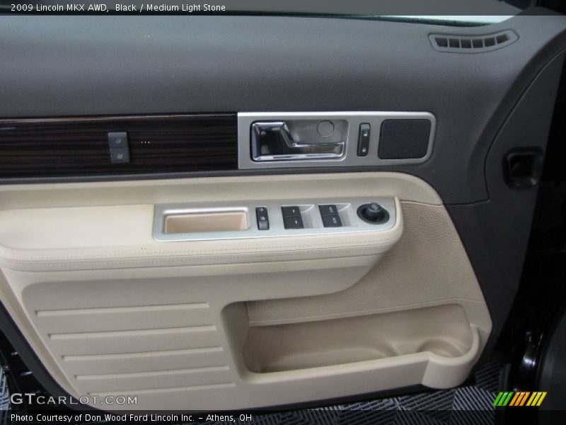 Black / Medium Light Stone 2009 Lincoln MKX AWD