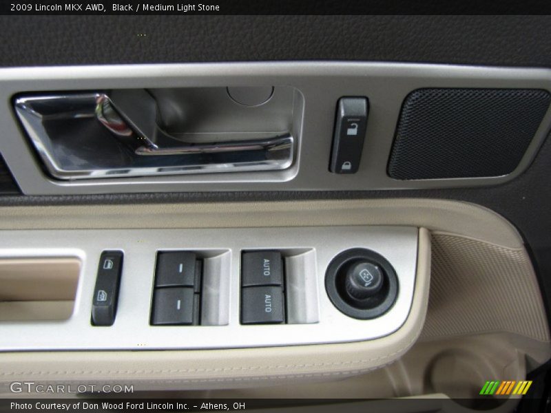 Black / Medium Light Stone 2009 Lincoln MKX AWD