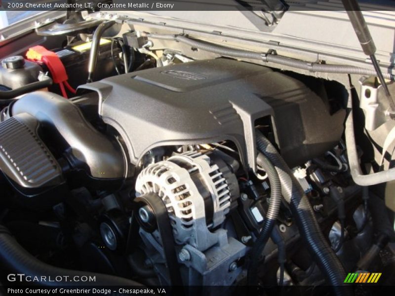 Graystone Metallic / Ebony 2009 Chevrolet Avalanche LT