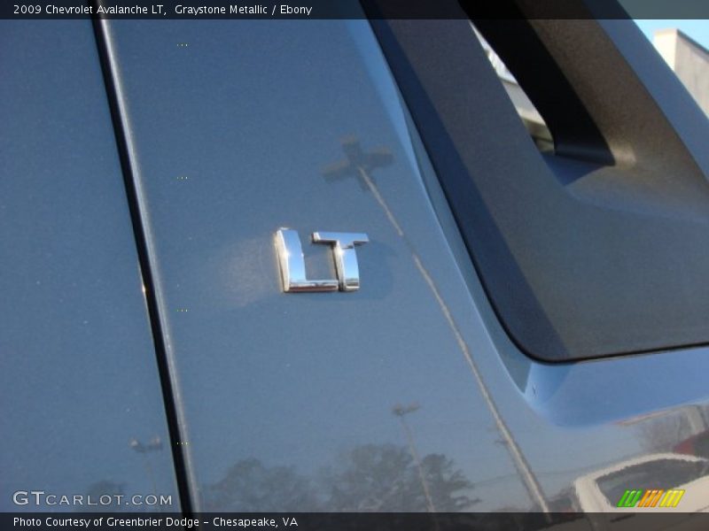 Graystone Metallic / Ebony 2009 Chevrolet Avalanche LT