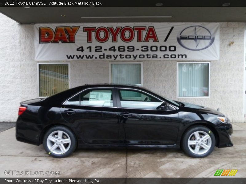 Attitude Black Metallic / Black 2012 Toyota Camry SE