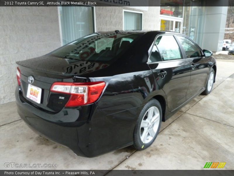 Attitude Black Metallic / Black 2012 Toyota Camry SE