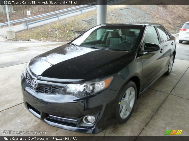Attitude Black Metallic / Black 2012 Toyota Camry SE