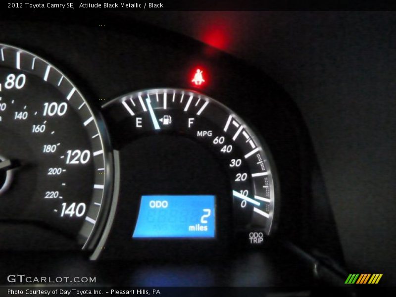 Attitude Black Metallic / Black 2012 Toyota Camry SE