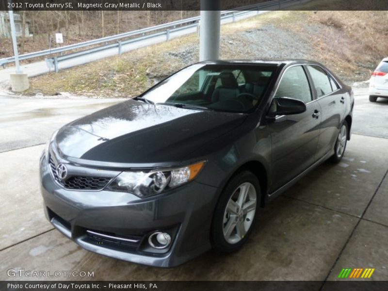 Magnetic Gray Metallic / Black 2012 Toyota Camry SE