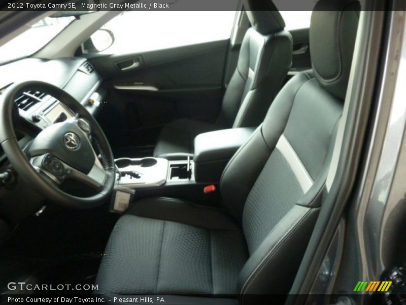 Magnetic Gray Metallic / Black 2012 Toyota Camry SE