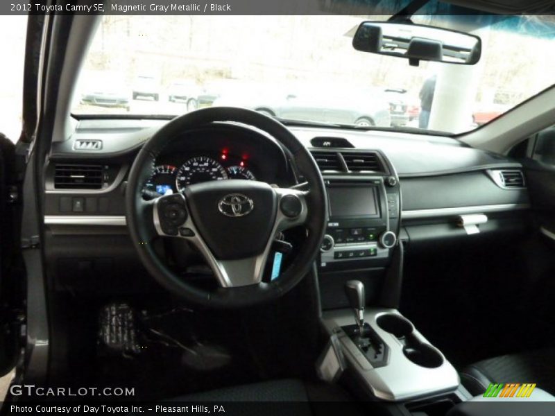 Magnetic Gray Metallic / Black 2012 Toyota Camry SE