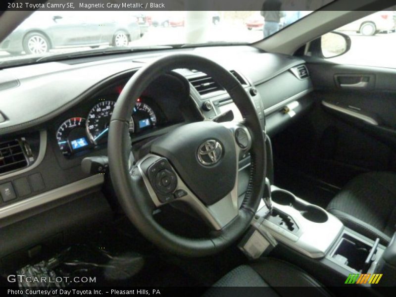 Magnetic Gray Metallic / Black 2012 Toyota Camry SE