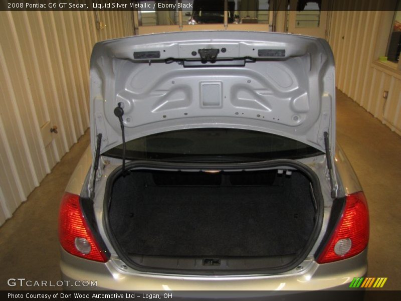Liquid Silver Metallic / Ebony Black 2008 Pontiac G6 GT Sedan